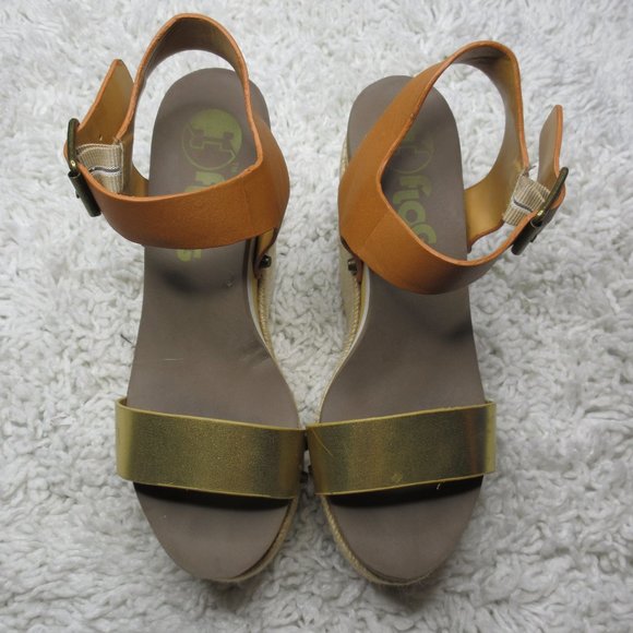 Flogg Lola Wedge sandals sz 7 - Picture 2 of 11